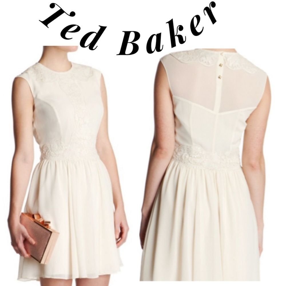 NWOT Ted Baker Zadie Embellished Dress size 4